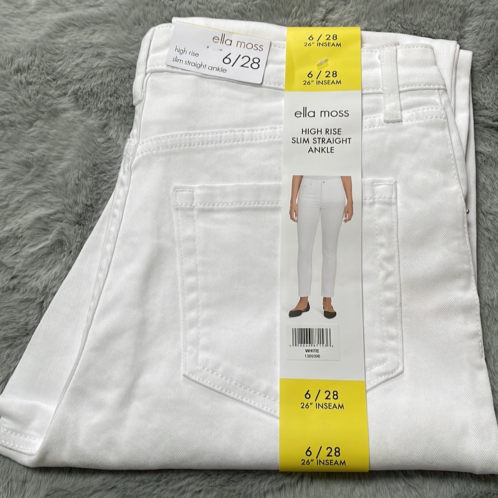 Ella Moss - high rise ankle  jeans